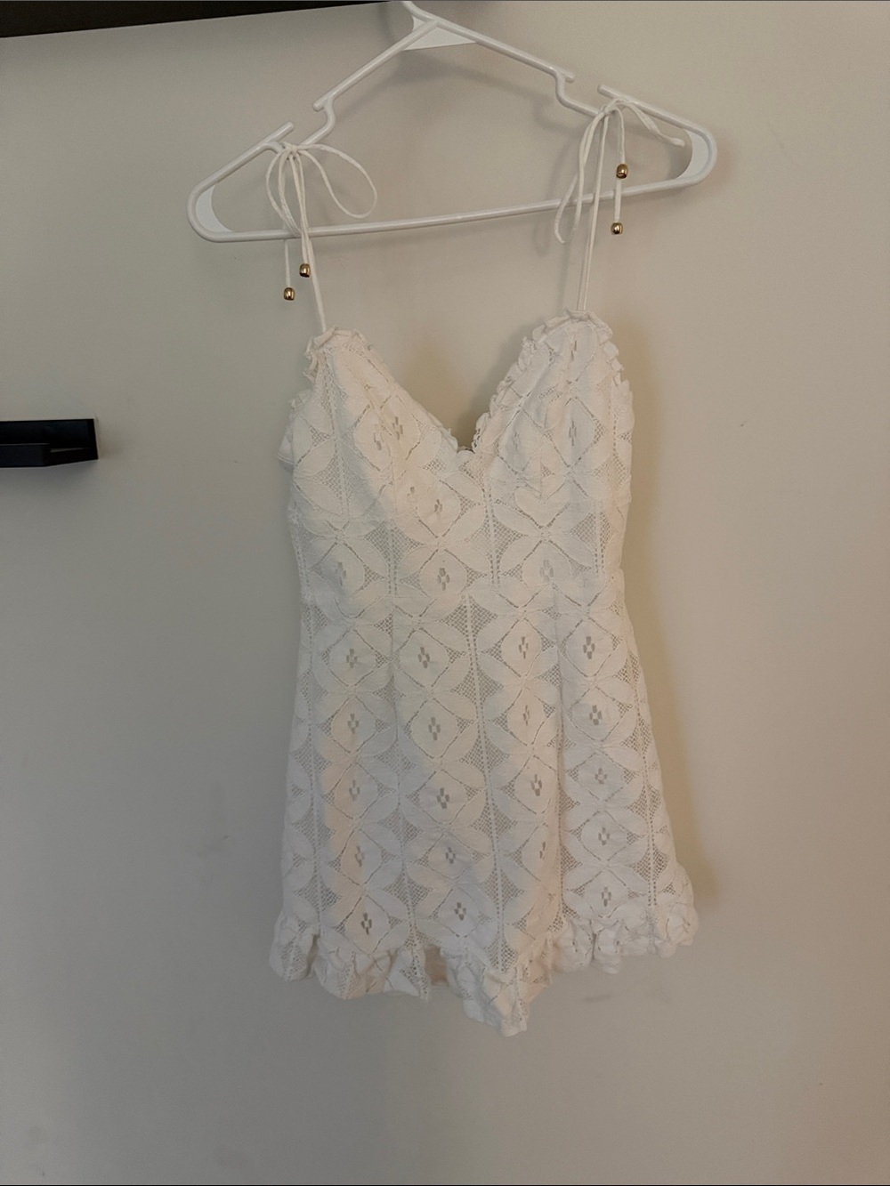White Lace Mini dress